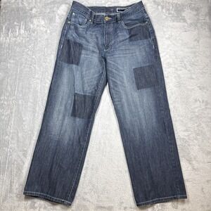 Vintage Enyce Jeans Men 34x30 Blue Baggy Skater Pocket Embroidery Y2K